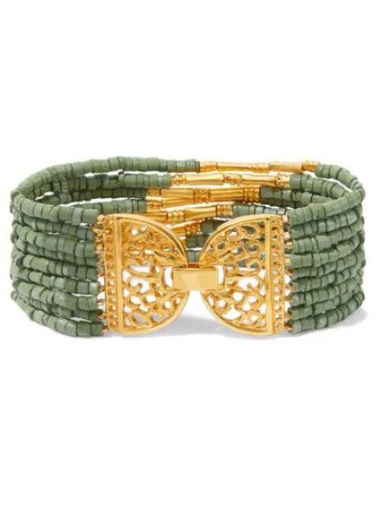Bibi Marini Jewelry - Bobi Marini Mitu Gold Plated And Ceramic Beaded Bracelet
